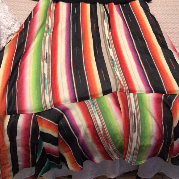 Lauren by R.L. Bohemian flowing asymmetrical full - Picture 5 of 5